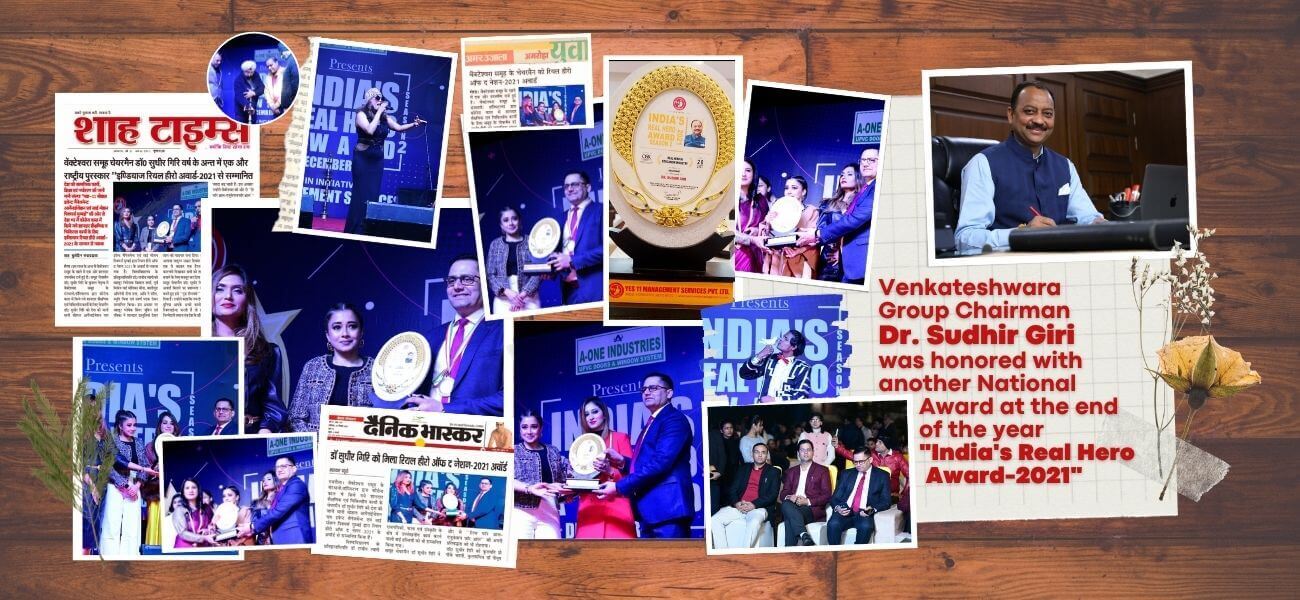 Dr Sudhir Giri India Real Hero Award 2021