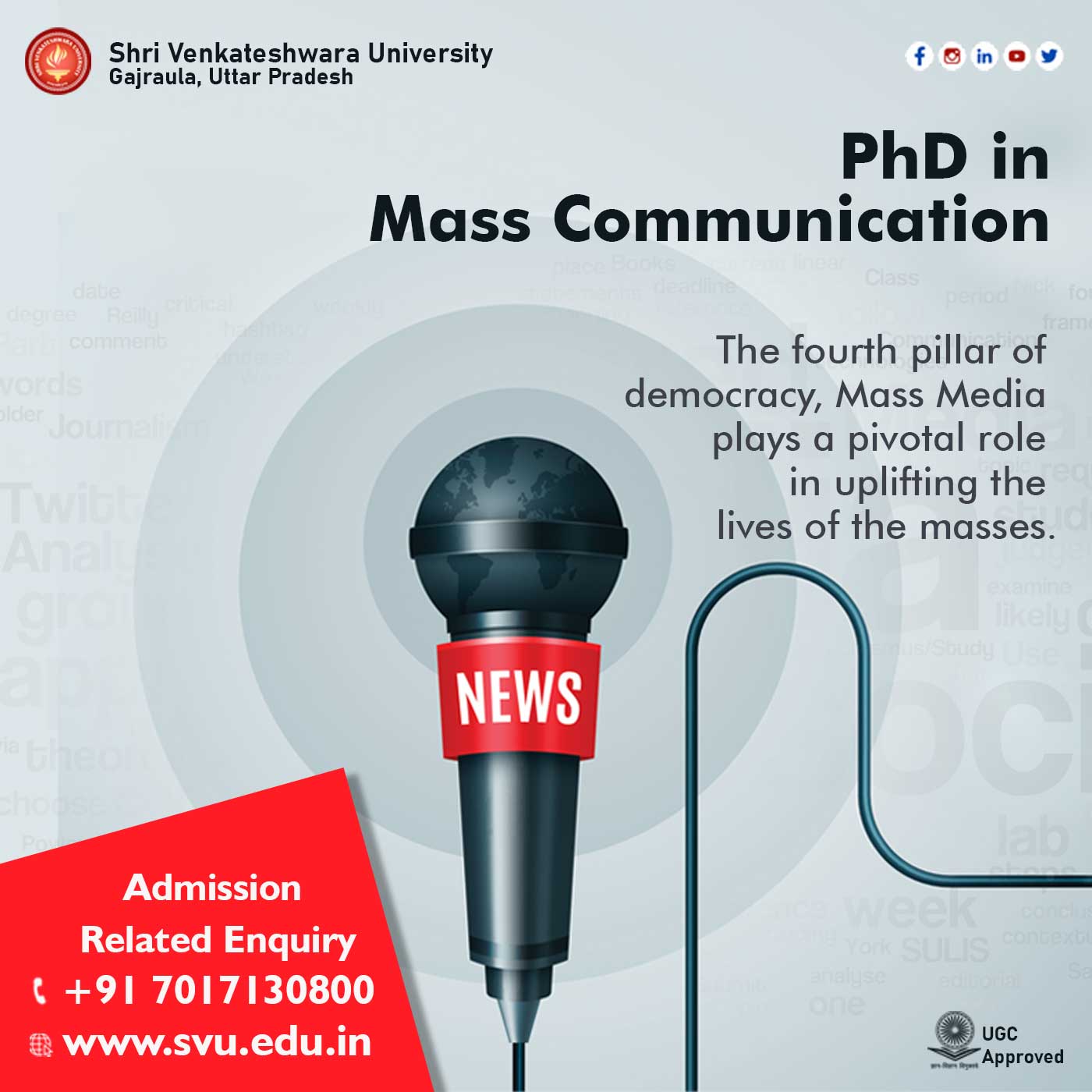Ph.D Mass Communication